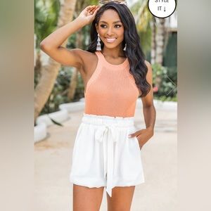 Coast to Coast Ivory Shorts